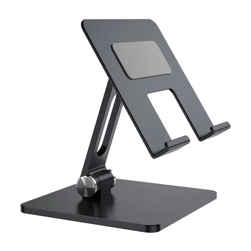 Soporte de Sobremesa Tamaño XXL Ajustable (2 Pivotes) para Movil / Tablet, Gris - Imagen 1