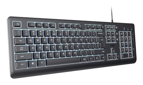 Primo Beleuchtete teclado Hogar / Oficina USB QWERTY Español Negro - Imagen 3