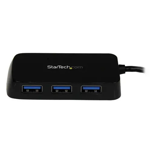 Adaptador Concentrador Hub Ladrón USB 3.0 (5Gbps) Super Speed para Portátil de 4 Puertos Salidas - Negro - Imagen 2