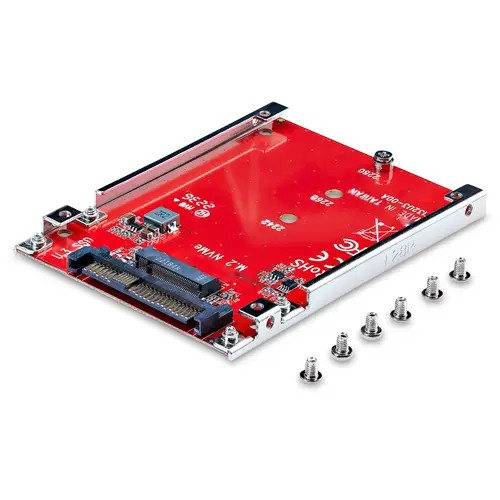 Adaptador M.2 a U.3 para SSDs M.2 NVMe - Conversor Adaptador de Host de Unidad M.2 PCIe a U.3 de 2,5 (SFF-TA-1001) - Cumple con TAA - Imagen 9