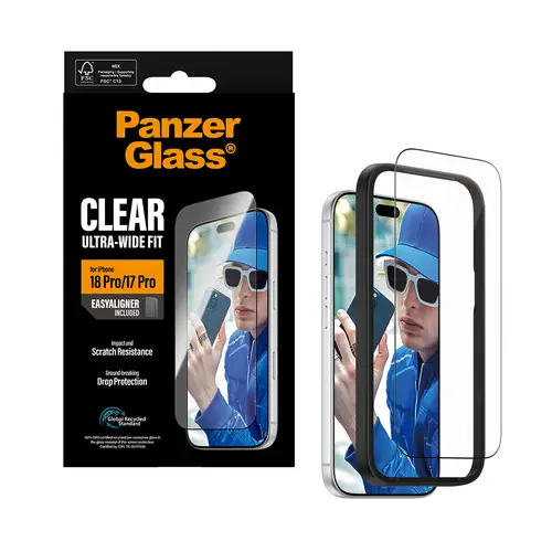 ® Screen Protector iPhone 18 Pro | 17 Pro | Ultra-Wide Fit w. EasyAligner Protector de pantalla 1 pieza(s) - Imagen 5