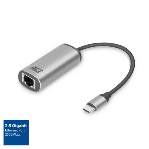 AC7081 hub de interfaz USB 3.2 Gen 1 (3.1 Gen 1) Type-C 2500 Mbit/s Aluminio - Imagen 2