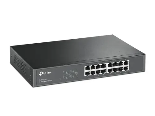 TL-SG1016D No administrado Gigabit Ethernet (10/100/1000) Negro - Imagen 1