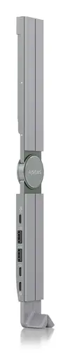 Soporte de Sobremesa Ajustable Para Portail / Tablet Con USB-C Docking 4 en 1, Gris - Imagen 1
