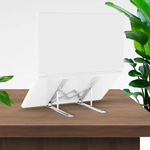 Soporte de Sobremesa Ajustable para Portatil / Tablet, Plata - Imagen 5