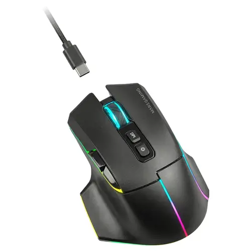 MMWVECTOR ratón Juego mano derecha RF Wireless + Bluetooth + USB Type-A Óptico 12000 DPI - Imagen 4