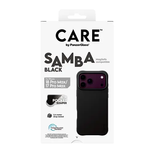 CARE by ® Samba Case Black w. MagSafe iPhone 18 Pro Max | 17 Pro Max funda para teléfono móvil Negro - Imagen 3