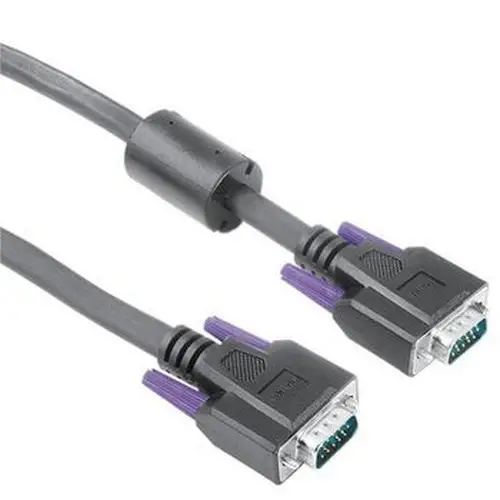 Video Connecting Cable 15-pin HDD Plug - 15-pin HDD Plug, 10 m cable VGA VGA (D-Sub) Negro - Imagen 1