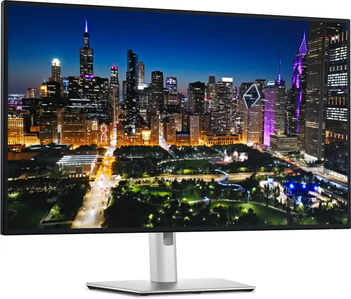 UltraSharp U3225QE pantalla para PC 80 cm (31.5") 3840 x 2160 Pixeles 4K Ultra HD LCD Negro, Plata