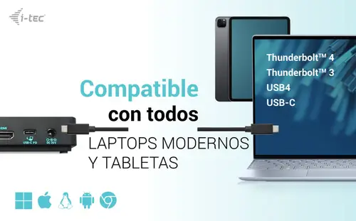 USB-C Triple Display Docking Station Gen 2 Pro + Power Delivery 100W - Imagen 7