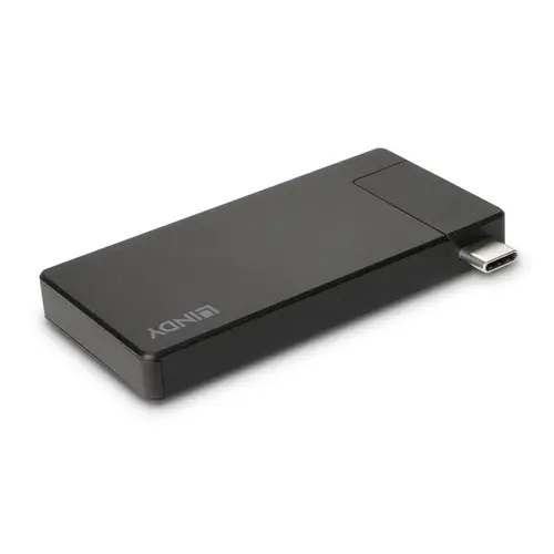 43336 base para portátil y replicador de puertos Alámbrico USB 3.2 Gen 1 (3.1 Gen 1) Type-C Negro - Imagen 1