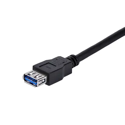 Cable 1m Extensión Alargador USB 3.0 SuperSpeed - Macho a Hembra USB A - Extensor - Negro - Imagen 3