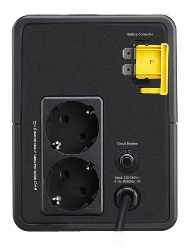 BVX900LI-GR sistema de alimentación ininterrumpida (UPS) Línea interactiva 0,9 kVA 480 W 2 salidas AC - Imagen 2