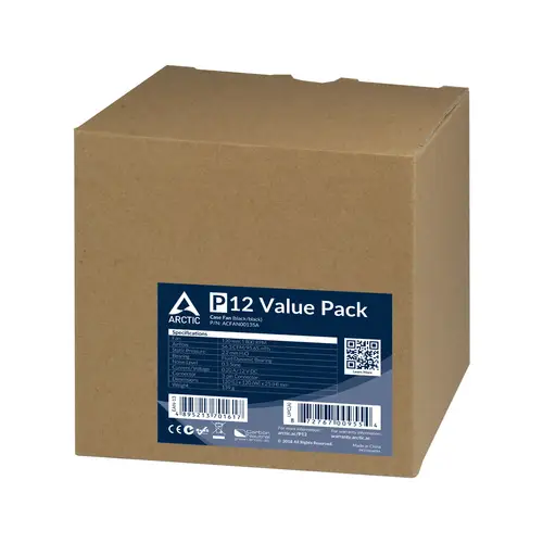 P12 Value Pack Carcasa del ordenador Ventilador 12 cm Negro - Imagen 6