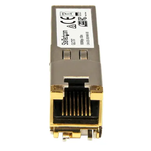 Módulo Transceptor SFP Compatible con el Modelo 10050 de Extreme Networks - 1000BASE-T - SFP a RJ45 Cat6 / Cat5e - SFP Ethernet Gigabit de 1Gb - RJ45 - 100m - Imagen 3