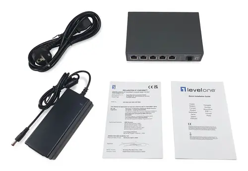 GEP-0625 switch No administrado 2.5G Ethernet (100/1000/2500) Energía sobre Ethernet (PoE) Negro - Imagen 6