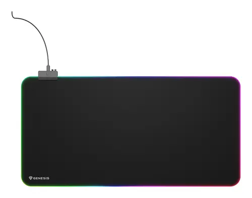 Boron 500 XXL RGB Alfombrilla de ratón para juegos Negro - Imagen 2