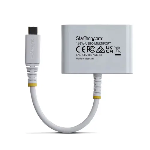 Dock Hub Multipuertos USB Tipo C a HDMI - Adaptador Multipuertos USB-C a HDMI - Carga de 140W - Hub Ladrón USB de 5Gbps - HDMI 4K60Hz - Para MacBook / Dell / Thinkpad / iPad - Blanco - Imagen 9