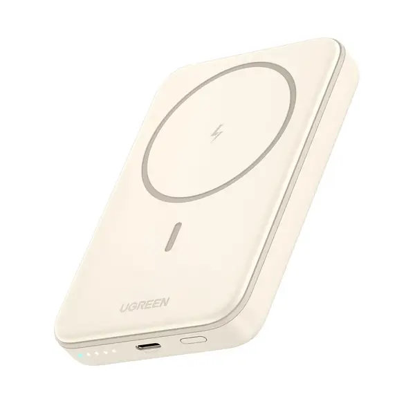 25208 batería externa 10000 mAh Cargador inalámbrico Beige