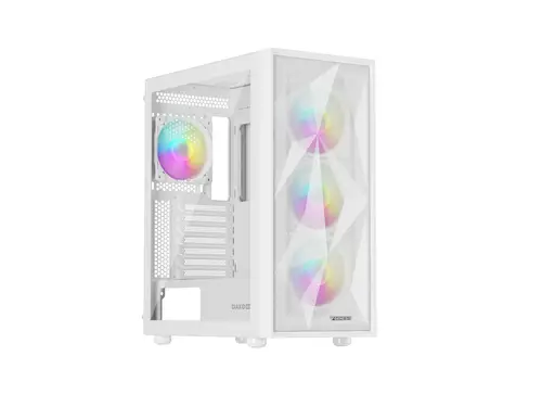 Diaxid 605 ARGB Midi Tower Blanco - Imagen 4