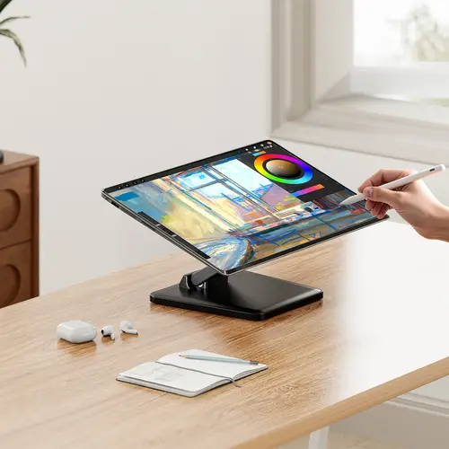 Soporte de Mesa Eco Inclinable para Monitor/POS 6.5kg de 10"-27", Negro - Imagen 4