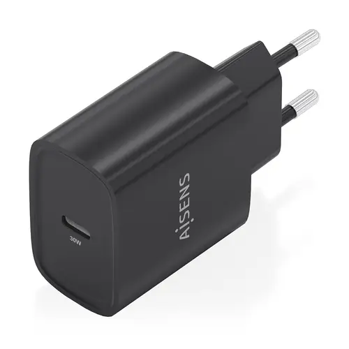 Cargador GaN 30W, 1xUSB-C PD3.0, Negro - Imagen 2