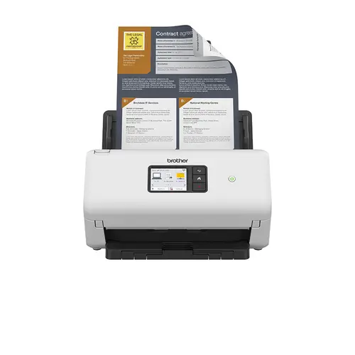 ADS-4500W escaner Escáner con alimentador automático de documentos (ADF) 600 x 600 DPI A4 Negro, Blanco - Imagen 1