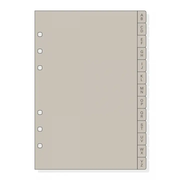 1966455 divisor Cloruro de polivinilo (PVC) Gris
