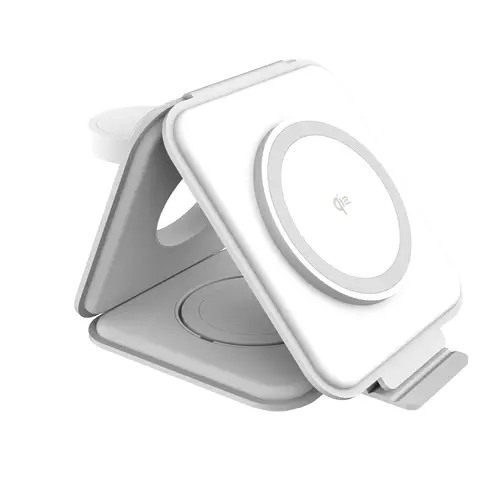 JUPW3415 Auriculares, Smartphone, Reloj inteligente Blanco USB Cargador inalámbrico Carga rápida Interior - Imagen 3