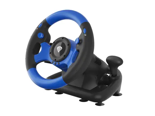 Seaborg 350 Negro, Azul USB Volante + Pedales Nintendo Switch, PC, PlayStation 4, Playstation 3, Xbox 360, Xbox One, Xbox Series S, Xbox Series X - Imagen 4