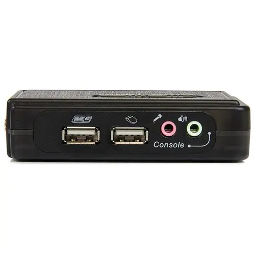 Juego de Conmutador KVM de 2 puertos con todo incluido - USB - Audio y Vídeo VGA - Imagen 5