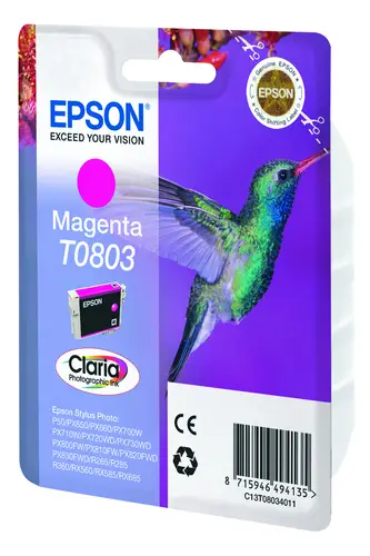 Hummingbird Cartucho T0803 magenta - Imagen 1