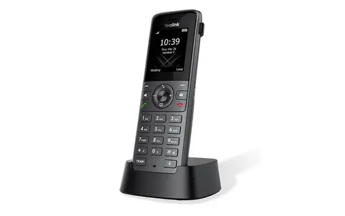 W73H teléfono IP Negro 2 líneas TFT - Imagen 1