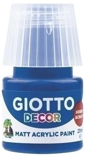 PINTURA ACRIL.GIOTTO 25 ml AZUL ULTRAMAR - Pack de 6 unidades