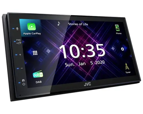 KW-M565DBT receptor multimedia para coche Negro 200 W Bluetooth - Imagen 1