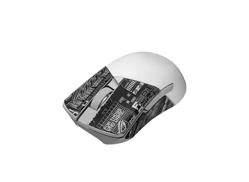 ROG Gladius III Wireless Aimpoint White ratón Juego mano derecha RF Wireless + Bluetooth + USB Type-A Óptico 36000 DPI - Imagen 4