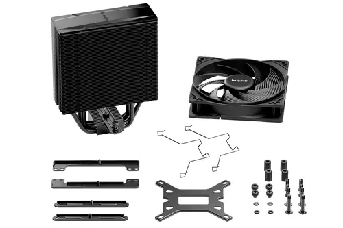 Pure Rock 3 Black Procesador Refrigerador de aire 12 cm Negro 1 pieza(s) - Imagen 6