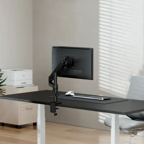 AISENS Soporte de Mesa Eco Contrapeso Giratorio e Inclinable para Monitor TV 9kg  3 Pivotes  1 Brazo  de 17 32  Negro - Imagen 5