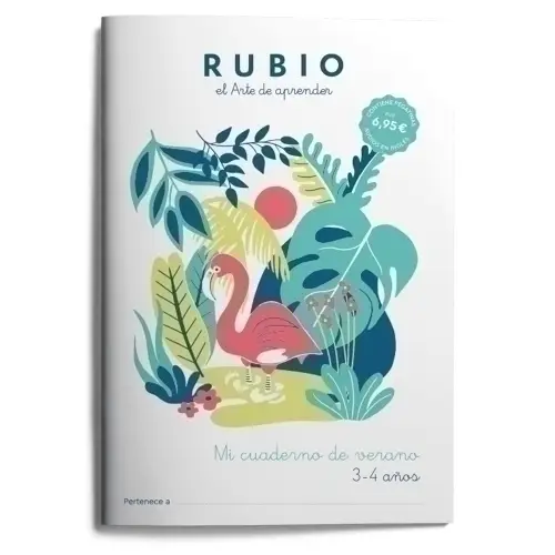 CUADERNO RUBIO A4 VERANO 3-4 - Pack de 5 unidades
