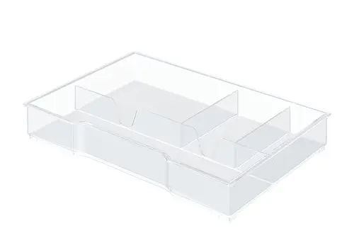 52150002 organizador para cajón de escritorio Transparente - Imagen 1