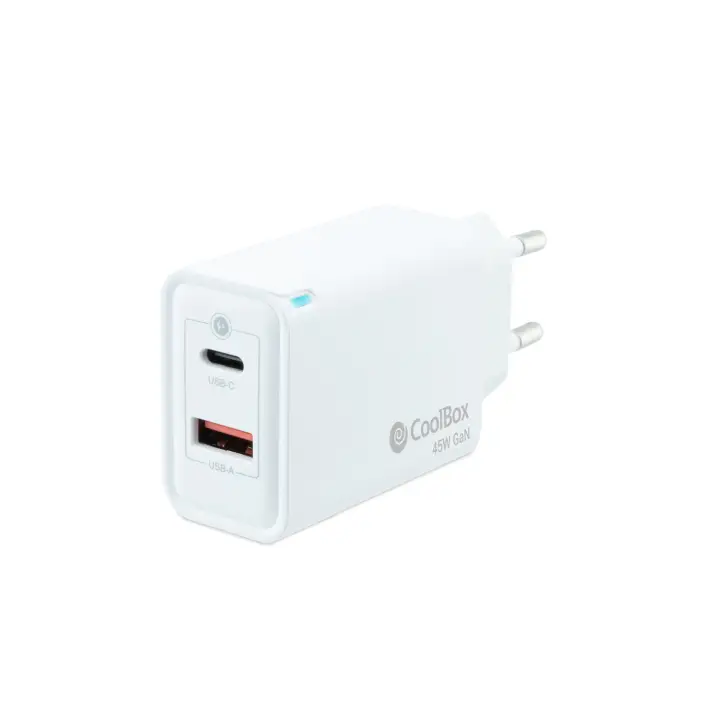 Cargador USB 45W con tecnología GaN