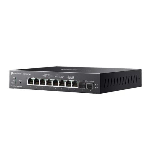 Omada SG2210XMP-M2 switch Gestionado L2/L2+ 2.5G Ethernet (100/1000/2500) Energía sobre Ethernet (PoE) Montaje en pared/escritorio Negro - Imagen 2