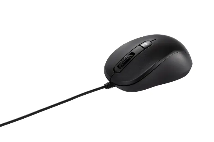 MU101C ratón Oficina Ambidextro USB tipo A Óptico 3200 DPI