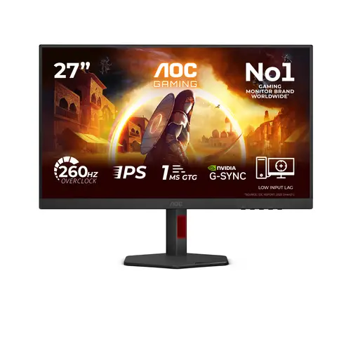 G4 27G4ZR pantalla para PC 68,6 cm (27") 1920 x 1080 Pixeles Full HD LED Negro, Rojo - Imagen 1