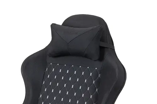 SILLA GAMER MARS GAMING MGCXFGRB NEGRA RECLINABLE REPOSABRAZOS AJUSTABLE REPOSAPIES COJINES ACABADO TEXTIL - Imagen 10