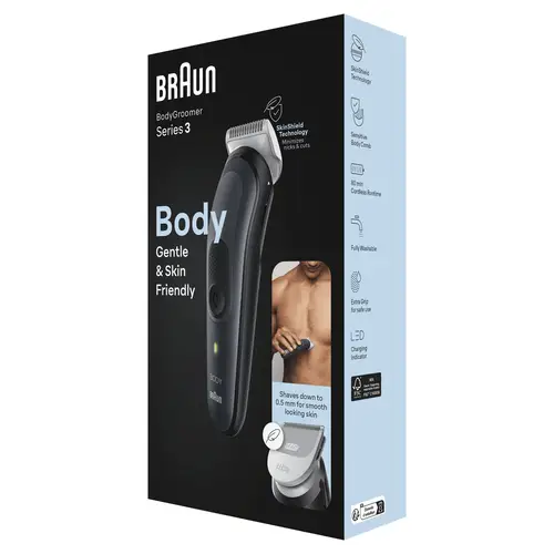BodyGroomer 3 BG3340 Negro, Gris - Imagen 3