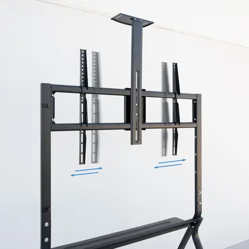 iStar Soporte de Suelo con Ruedas para Pantallas 55"- 100", Negro - Imagen 6