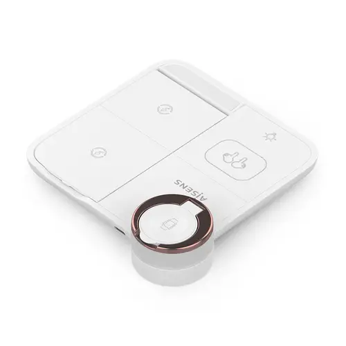 AISENS Cargador Inalambrico USB C 4 en 1 De 15W Para Movil  Apple Watch  Auriculares Con Estuche De Carga  Blanco - Imagen 3
