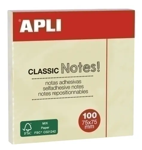 TACO NOTAS APLI 75x75 ESTANDAR - Pack de 12 unidades