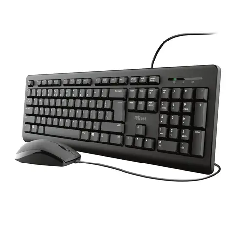 TKM-250 teclado Ratón incluido Universal USB Español Negro - Imagen 1